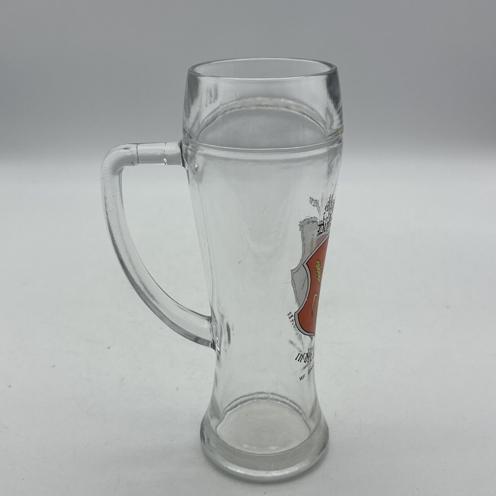 Markt Dinkelsherben In Der Reischenau WF 1985 .5L Glass Beer Stein Mug Germany