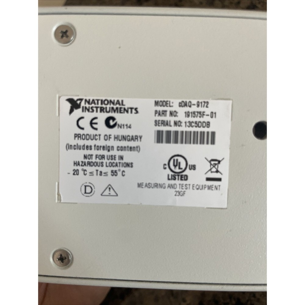 NEW National Instruments CDAQ9172 CDAQ-9172 FAST SHIPPING