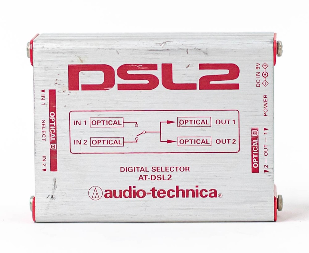 Audio Technica DSL-2 Optical Digital Audio Selector with Power Supply