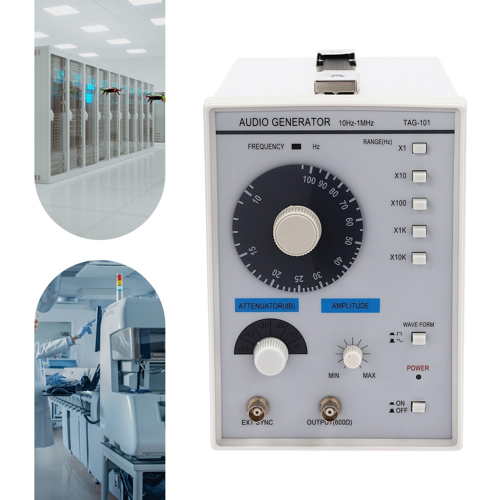 Low Frequency Signal Source 6-Stage Output Attenuator Audio Signal Generator