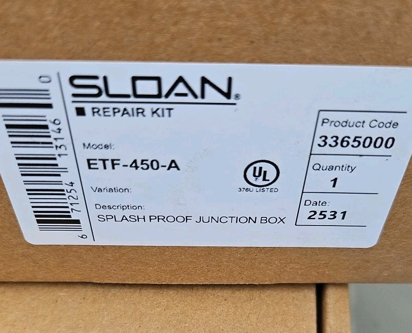 Sloan ETF-450A Optima Systems Faucet Control Module, 24VAC Input, New