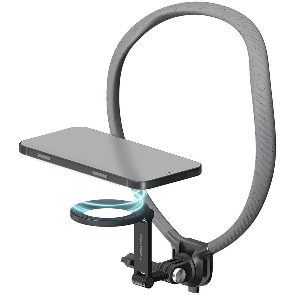PGYTECH CapLock Magnetic Neck Mount Max for Smartphone, Gray
