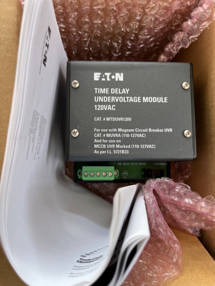 EATON MTDUVR120V Time delay undervoltage module