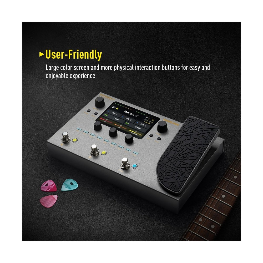 SONICAKE Matribox II - Multi Effects Processor with Expression Pedal, 200+ Bu...