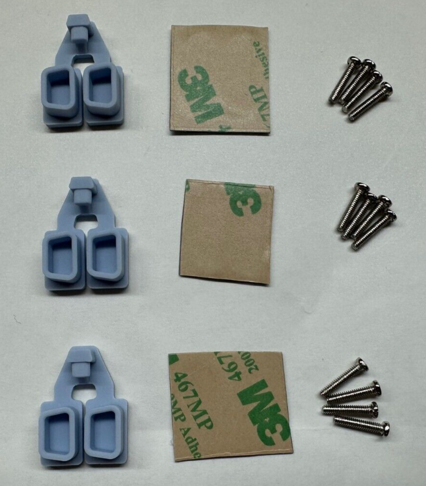 3 Pack - GE Apex Pro CH Telemetry Transmitter Interface Covers, Stickers, Screws