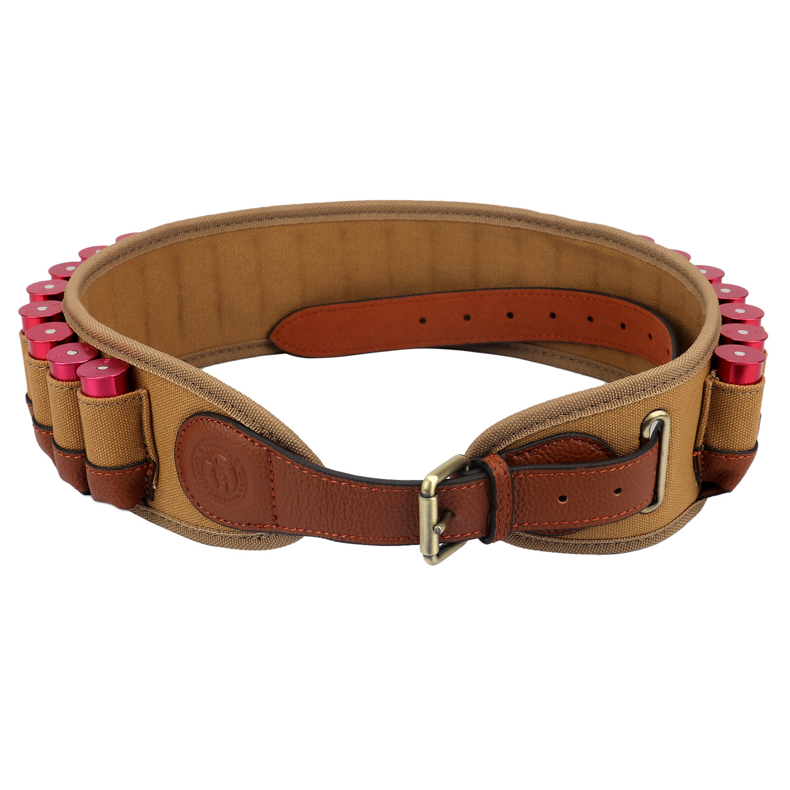 TOURBON Bandolier Cartridge Belt Shotgun Shells Holder 12GA Range Shooting USA