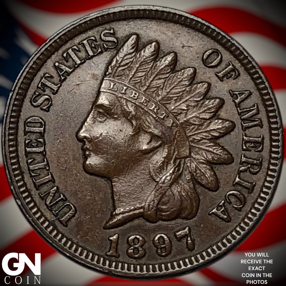 1897 Indian Head Cent Penny Z4265
