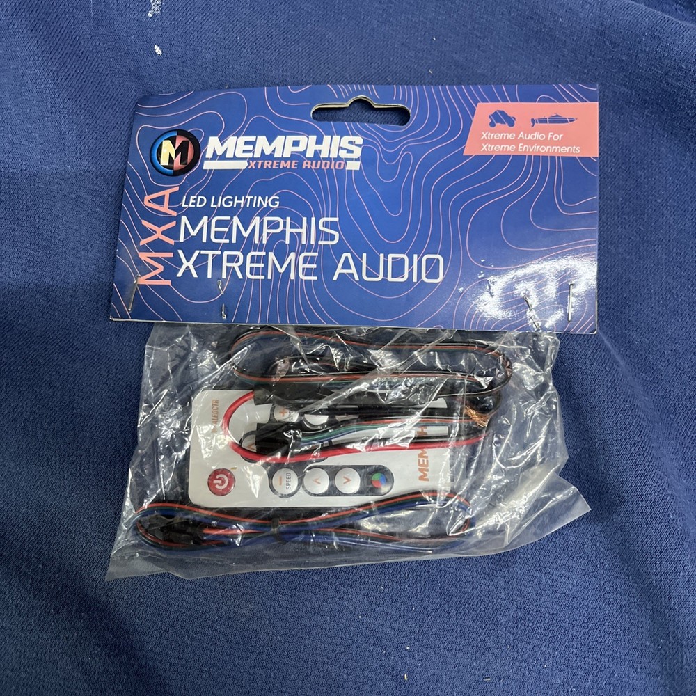 MEMPHIS MXALEDCTR LED REMOTE CONTROL BRIGHTNESS COLOR FADE FLASH FOR SPEAKERS