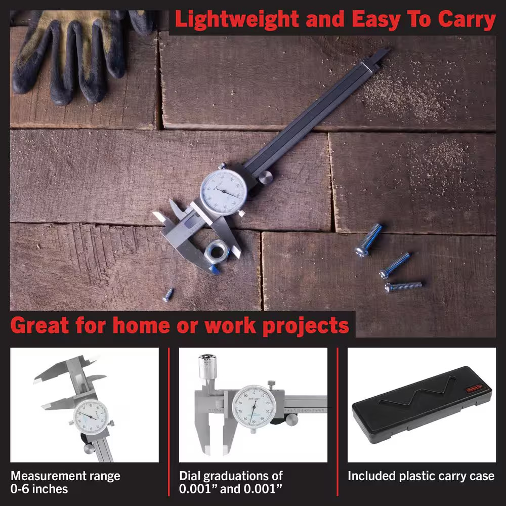 6 In. Dial Caliper