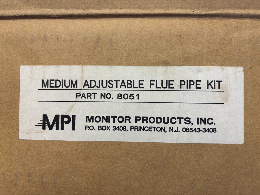 MPI Medium Adjustable Flue Pipe Kit Part Number 8051