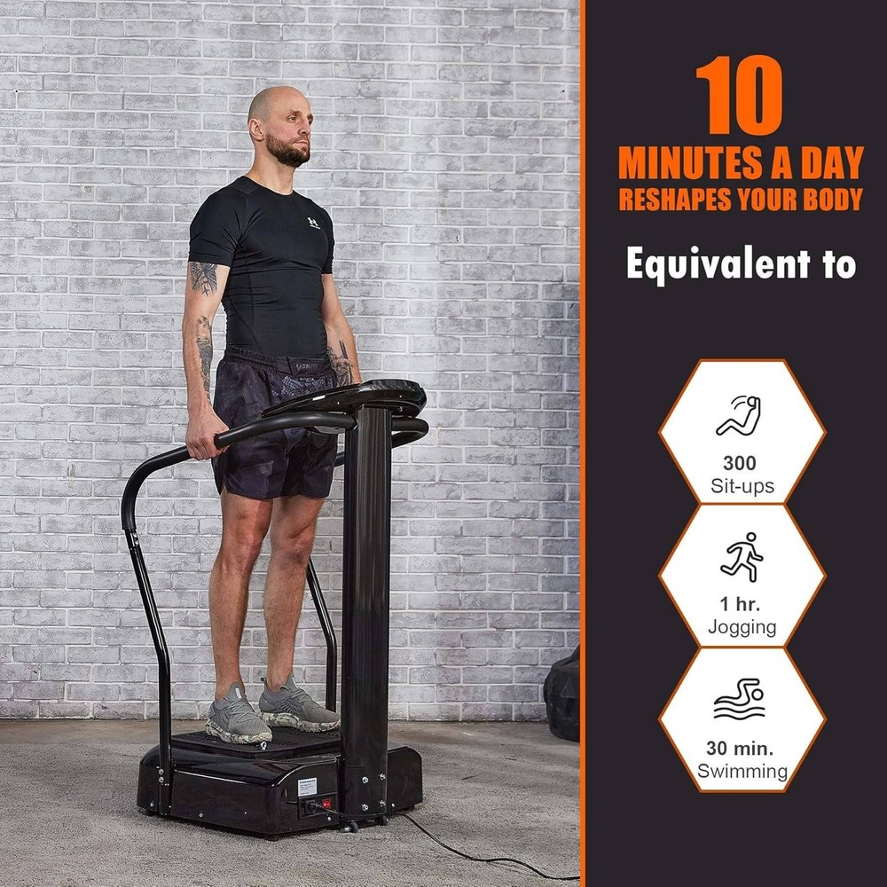 Secondhand 2000W Whole Body Vibration Platform Exercise Machine 180 Speed Levels