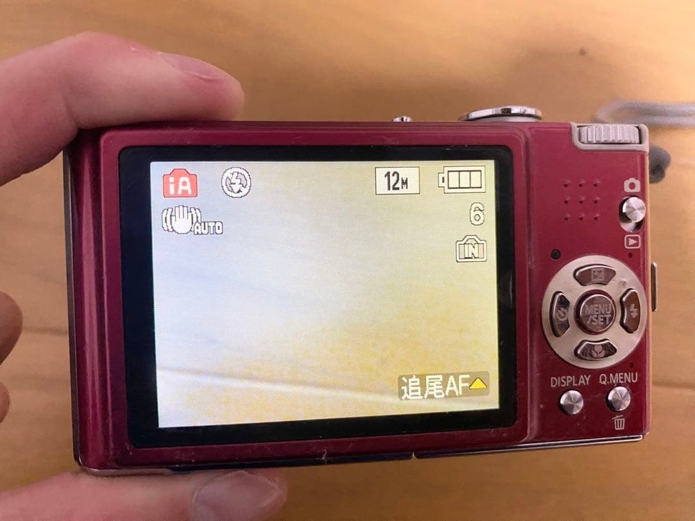 Panasonic LUMIX DMC-FX40 12MP Compact Digital Camera Red Excellent Condition
