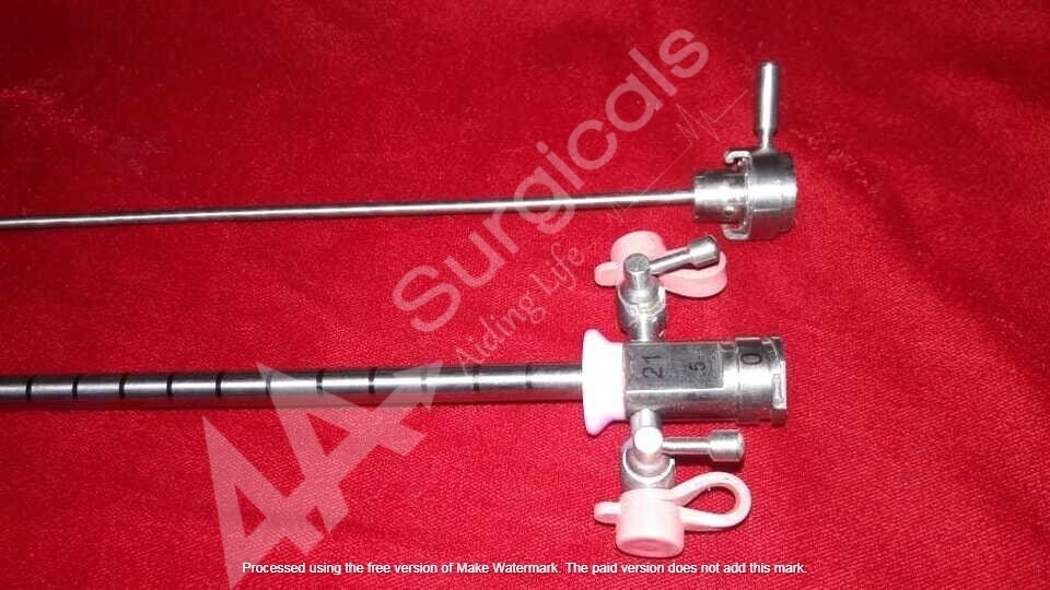 4A Cystoscopy Sheath With Oburator 21Fr + Single Channel Bridge