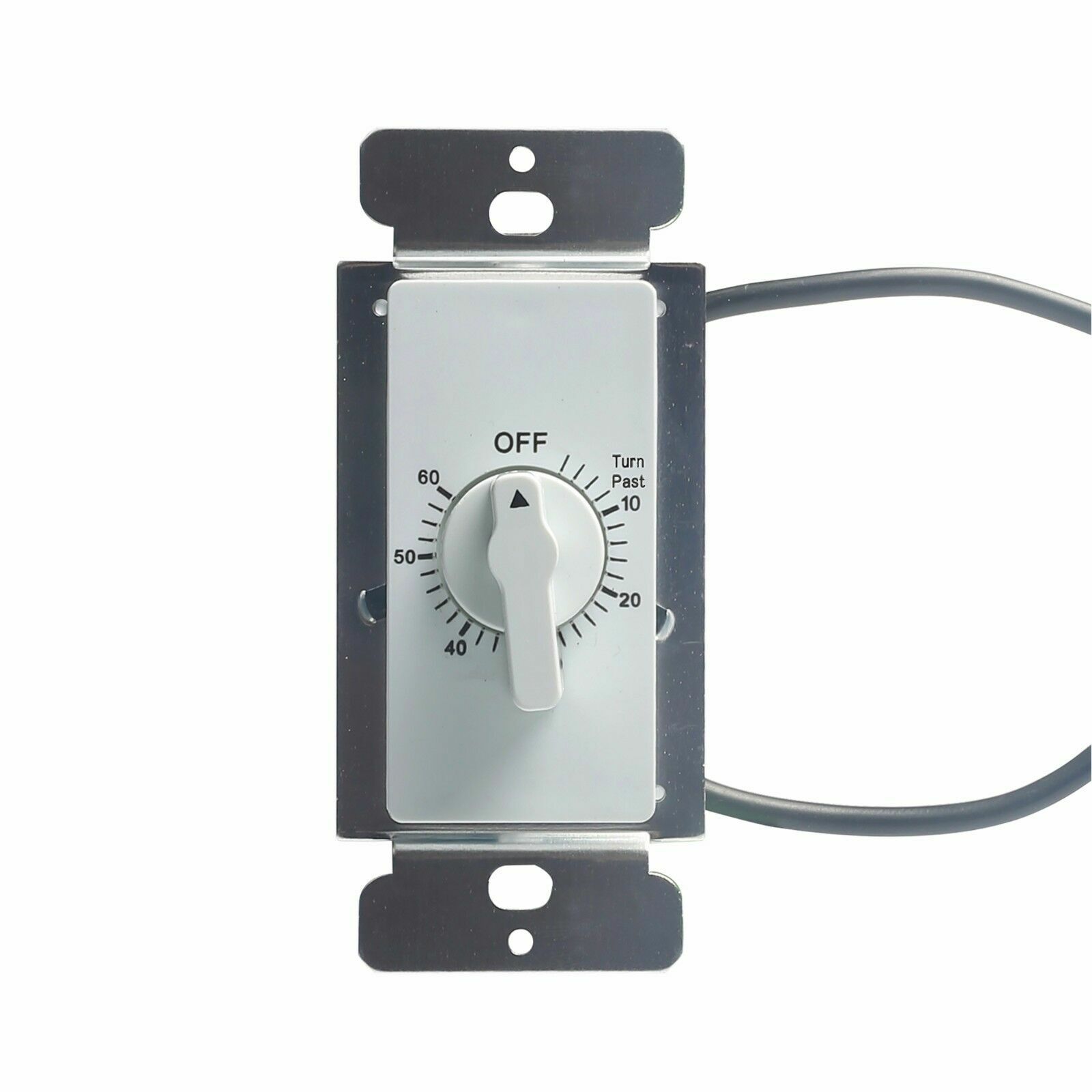 BN-LINK Heavy Duty 60-Minute In-Wall Spring Loaded Countdown Timer, Mechanical