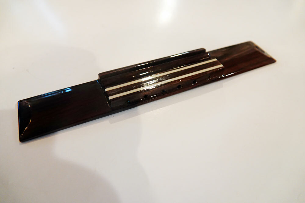 Rosewood Bridge Nylon String Classical Guitar Bridge Set w/ Tuners and Strings!