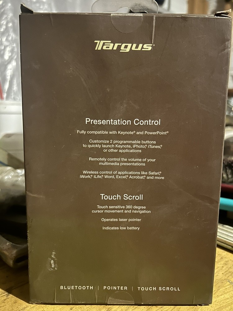 Targus Bluetooth Presenter for Mac with Touch Scroll