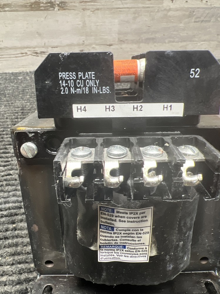 Used SQUARE D 9070TF250D20 Control Transformer Class 130