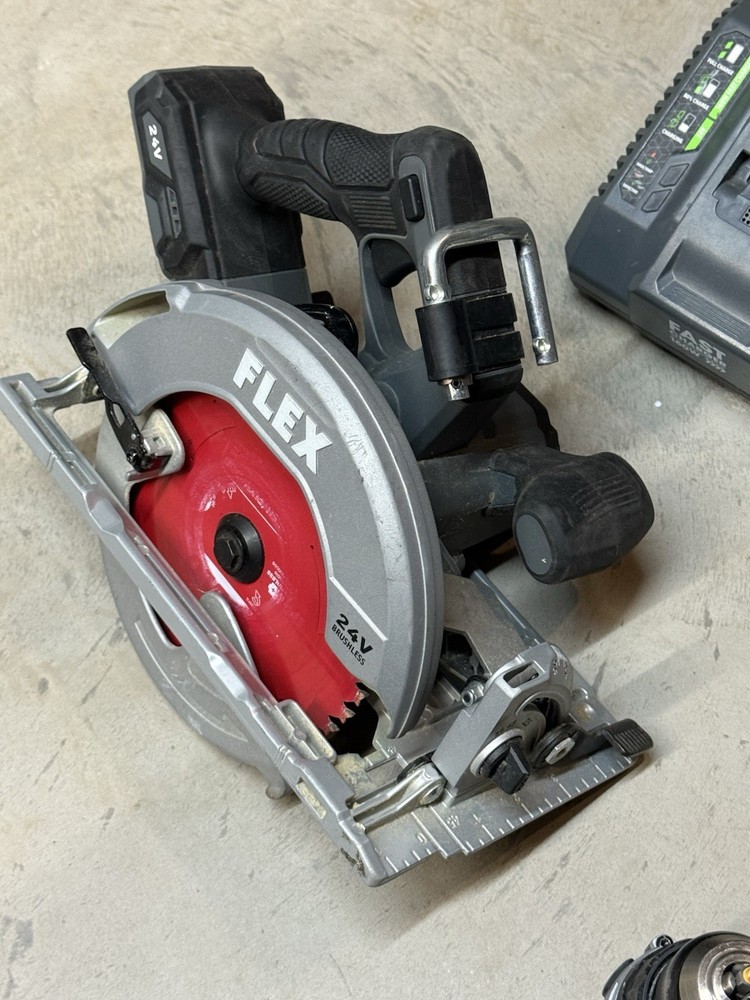 Flex 24V Brushless Tool Set: Circ Saw / Impact / Drill / Oscillating Tool