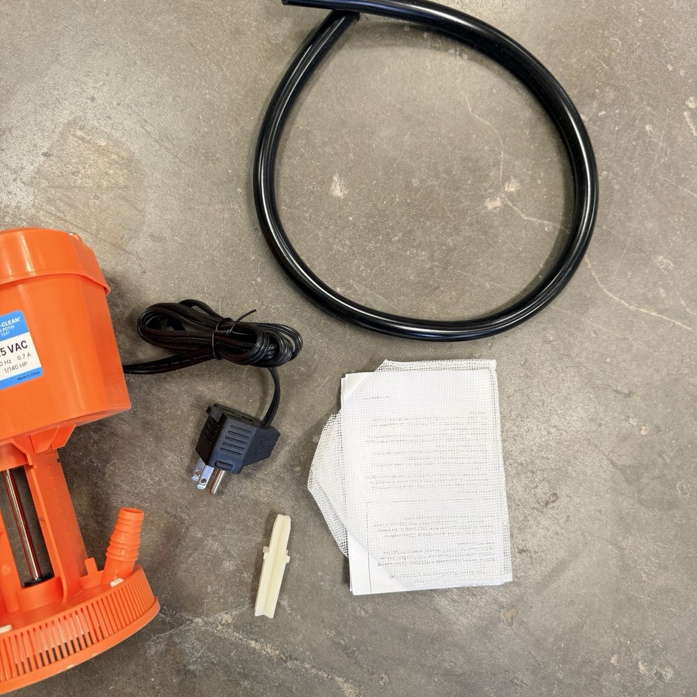 Dial 1541 Orange 115 Volt Mineral & Scale Purge Pump *MISSING MOUNTING BRACKET*