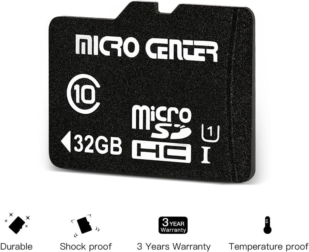 Micro Center 32GB MicroSDHC Card UHS-I Class10 5 Pack