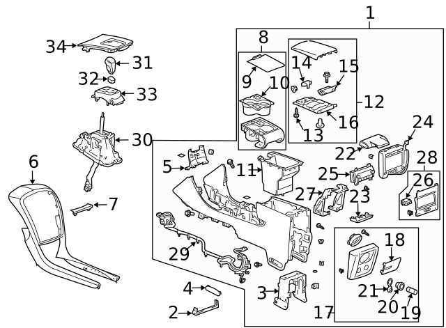 Figured Sapele Front Floor Console Transmission Shift Opening Trim Plate