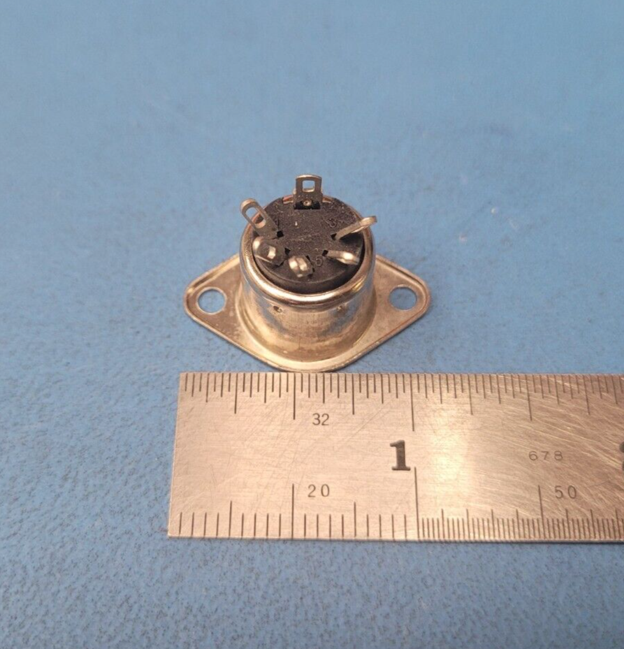 ( 2pcs) SWITCHCRAFT, 57GB5F, 5 Position Circular Connector Receptacle DIN