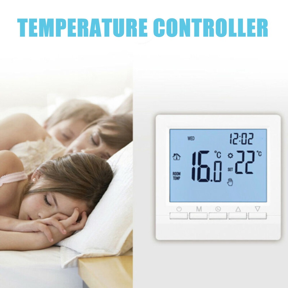 LCD Digital Home Improment Smart Thermostat Temperature Controller Programmable