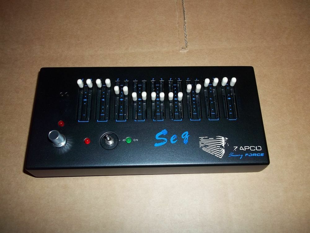 Set of 18 Zapco SEQ PEQ EQ Slider Cover Knobs - Replacement Cap Part Equalizer