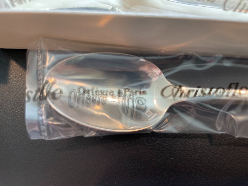 Christofle Long Drink Spoons, Set/6, Silverplate