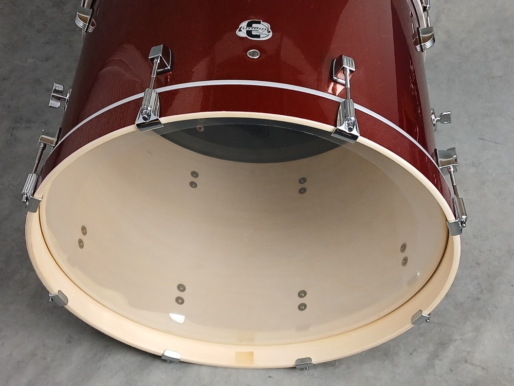 LUDWIG ELEMENT EVOLOLUTION 22" COPPER SPARKLE BASS DRUM, MINT CONDITION