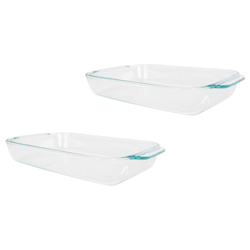 Pyrex 232 2qt Glass Baking Dishes (2-Pack)
