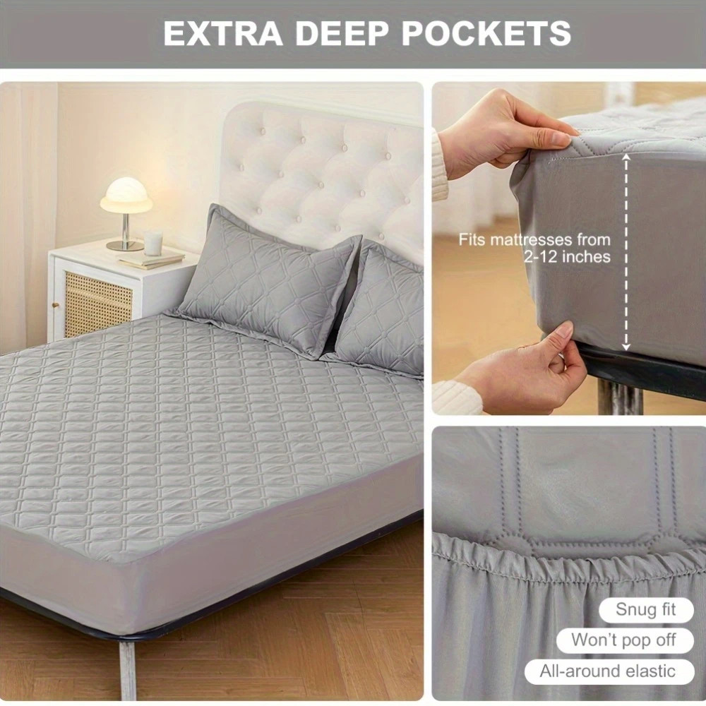 Fitted Bed Sheets 100% polyester,Bed sheet 4Size(Pillowcase not included)