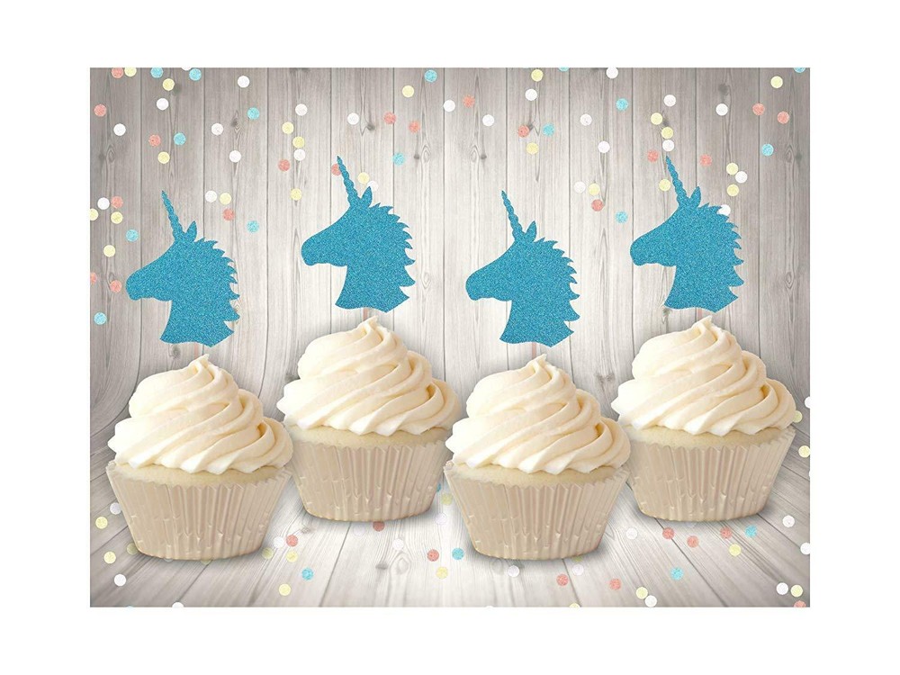 Unicorn Head Cupcake Topper
