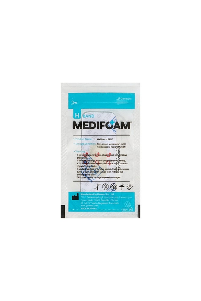 H Band - Bordered Hydrocolloid Dressing, Self Adhesive Wound Dressing, Water ...