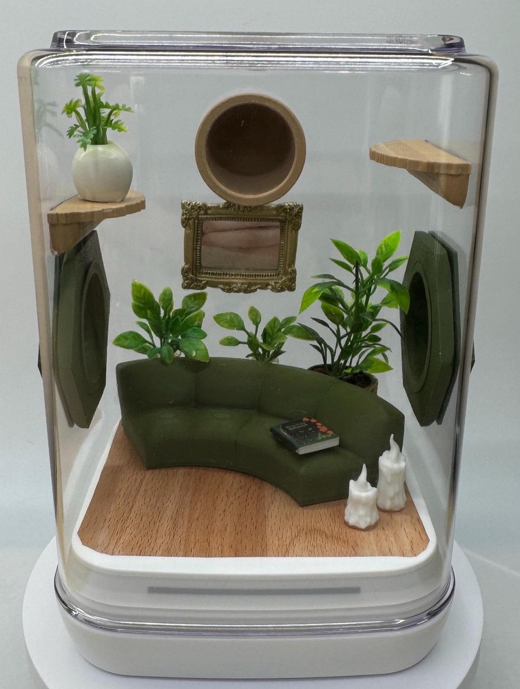 Jumping spider enclosure decor set