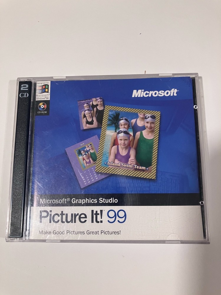MICROSOFT PICTURE IT! 99 - 2 CD SET & BOOK