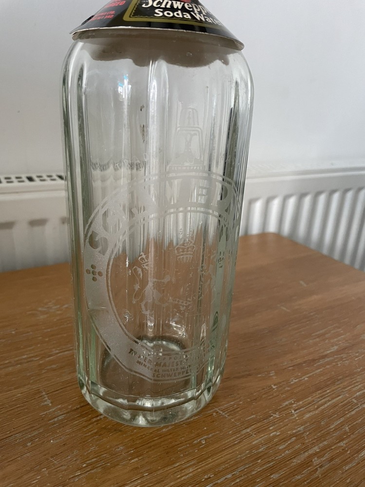 Vintage Schweppes Soda Syphon Bottle