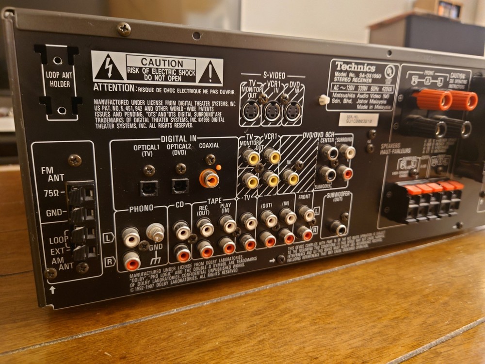 Technics AV Control Receiver SA-DX1050