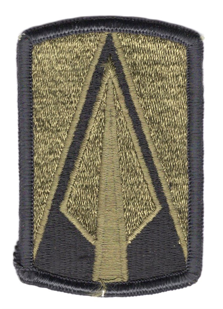 Army Patch: 177th Armored Brigade - subdued, merrowed edge