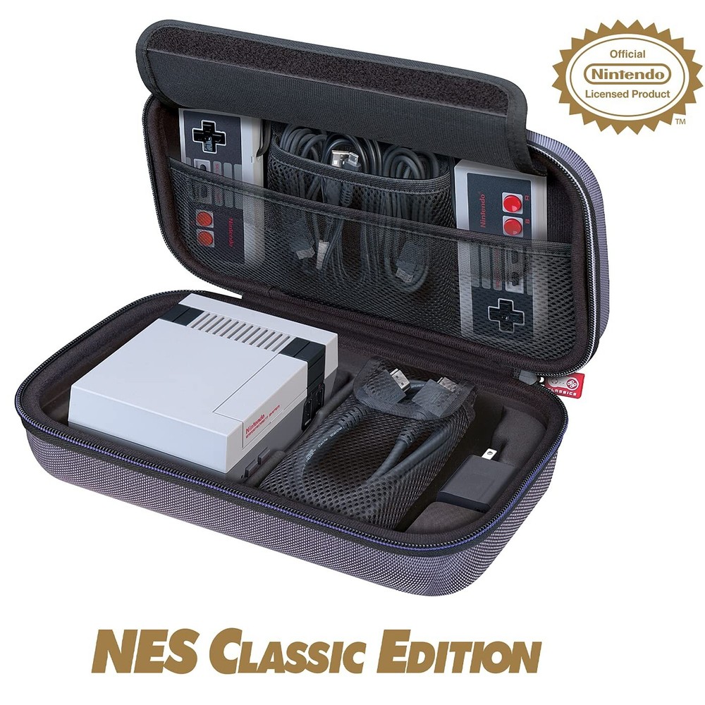 Nintendo Licensed Classic Edition NES & SNES Case Protective Hard Shell Deluxe