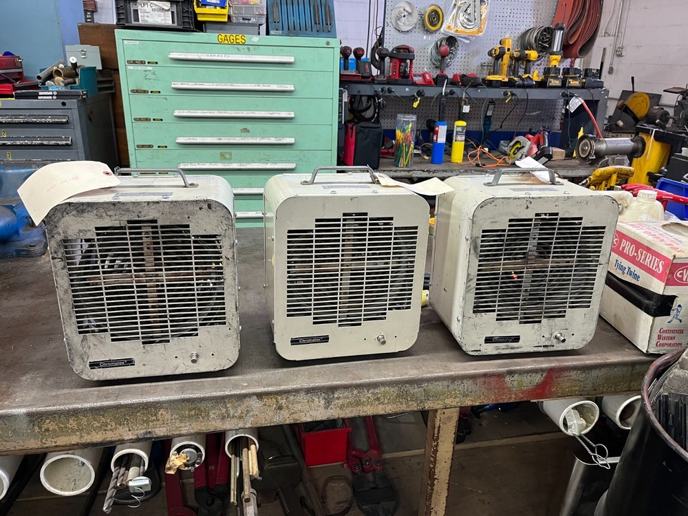 chromalox portable blower heater