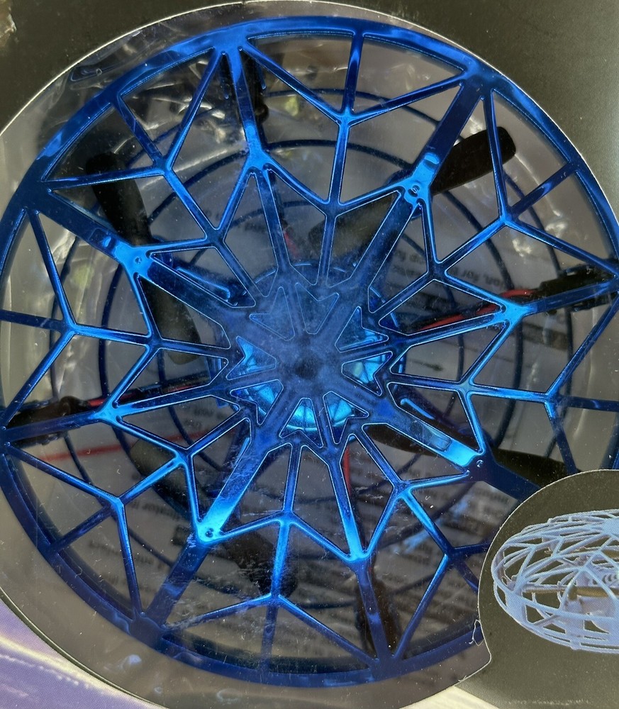 UFO Interactive Aircraft Gravity Toy Hand-Controlled Rechargeable Blue