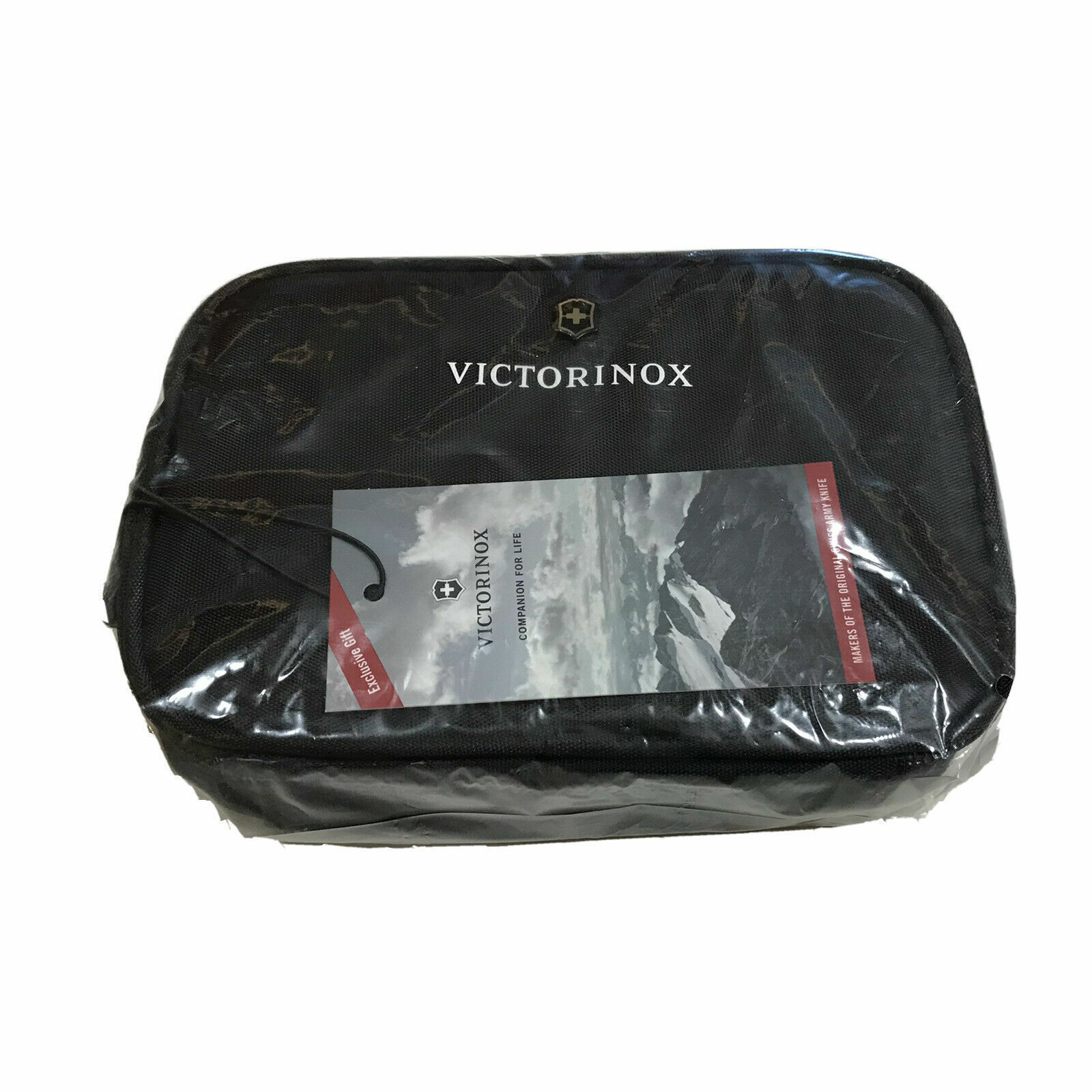 Victorinox Toiletry Travel Bag Small Size Black Mens Bathroom Shaving Gear Pouch