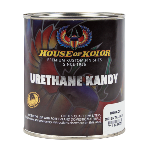 House of Kolor UK04 Oriental Blue Kosmic Kolor Urethane Kandy Auto Paint 1 Quart