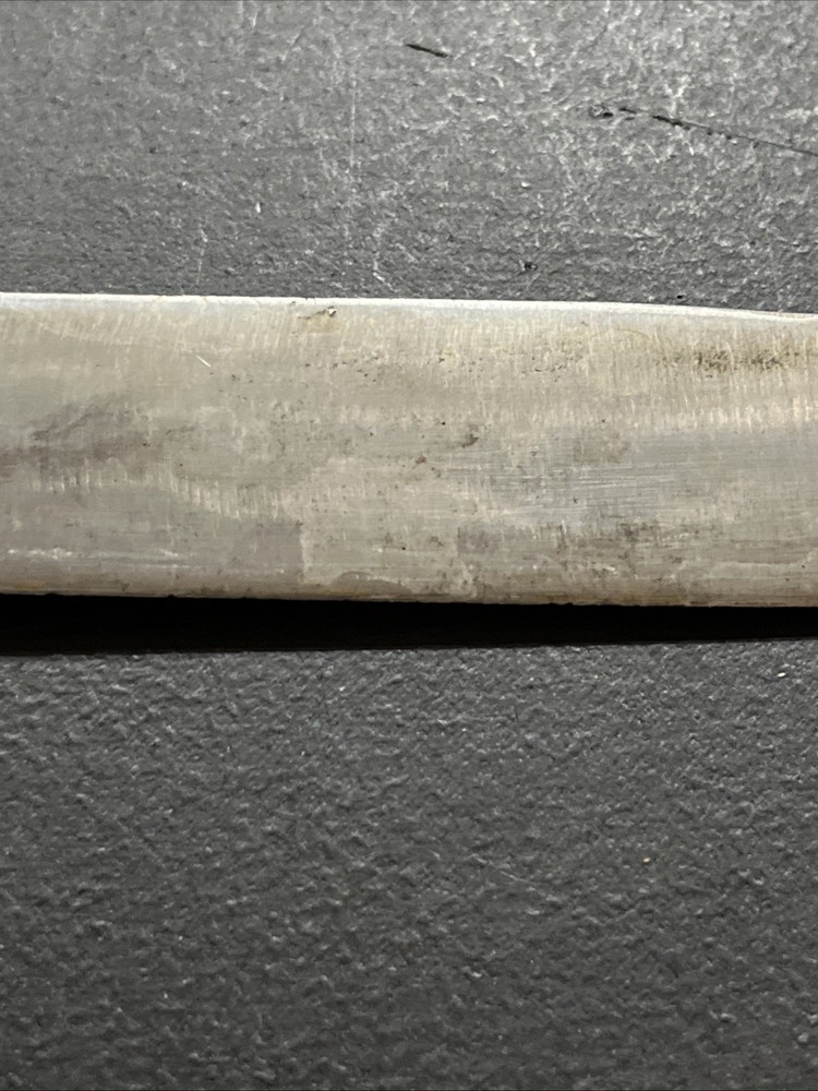 Old Primitive Forged Hand Made Knife 9” Blade