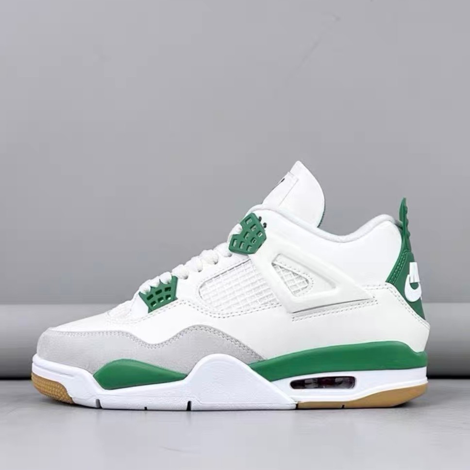 Jordan Air Jordan 4 "Pine Green" Retro Basketball Shoes Men's Mid Top
