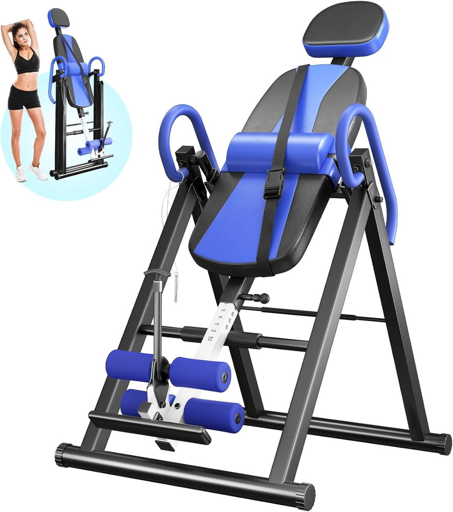 Gravity Inversion Table for Back Pain Relief 2026 New Inversion Table W/Lumbar S