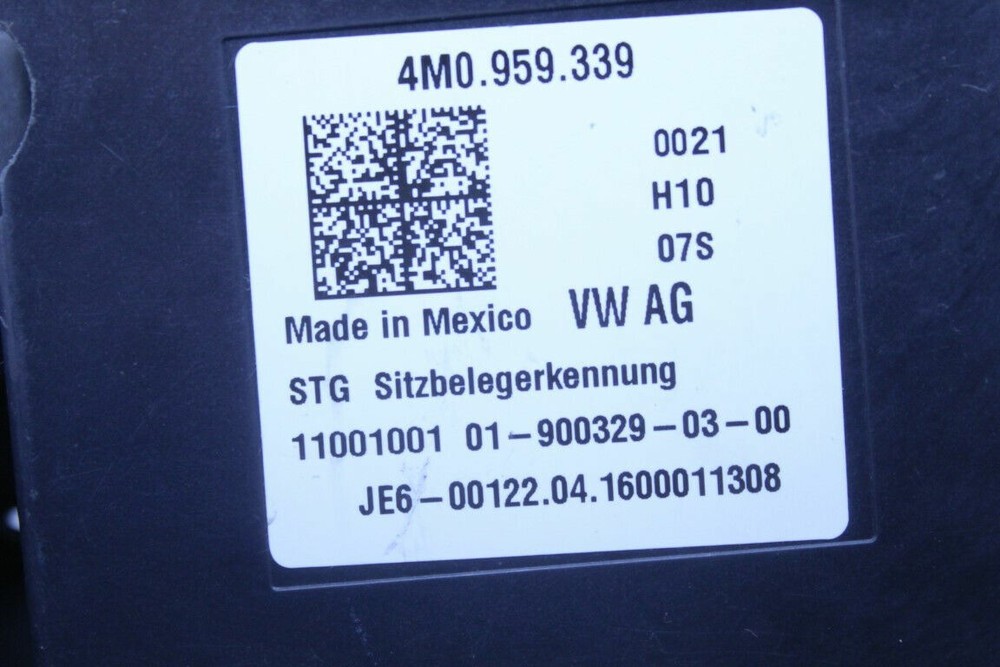 2012 Audi A4 Front Seat Occupancy Module Right OEM