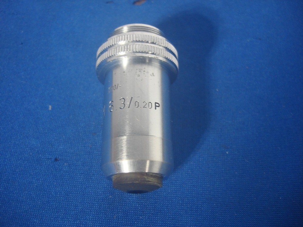 Leitz Wetzlar Microscope Objective NPL 6.3/0.20 P 170/-