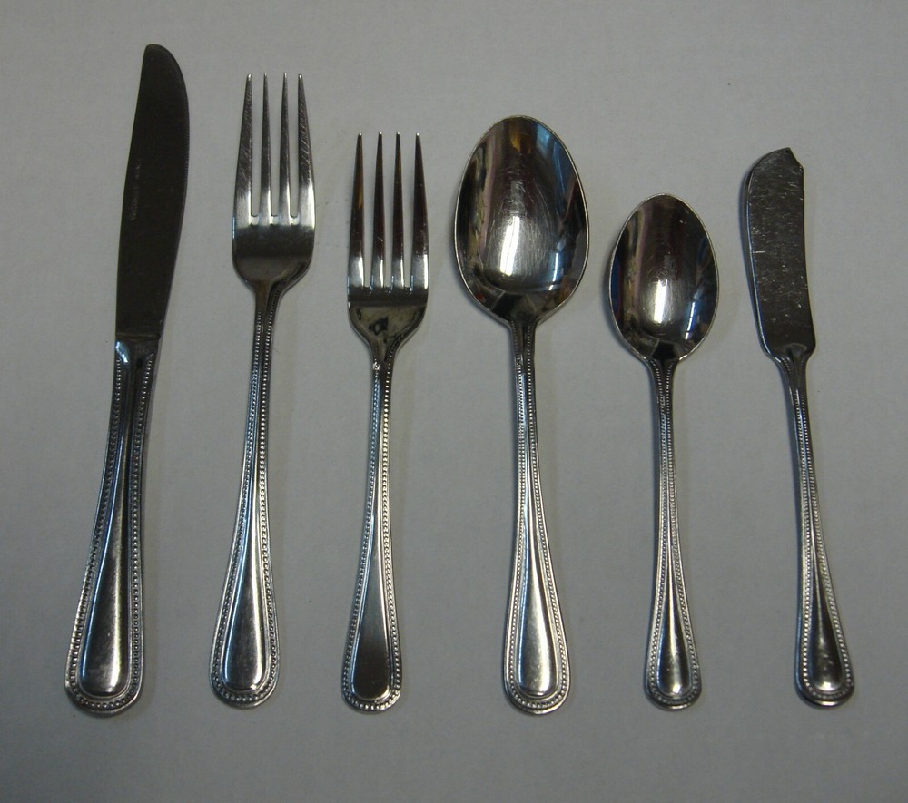 Cuisinart TUSCAN BEAD  18/10  Silverware CHOICE PIECE Stainless Flatware